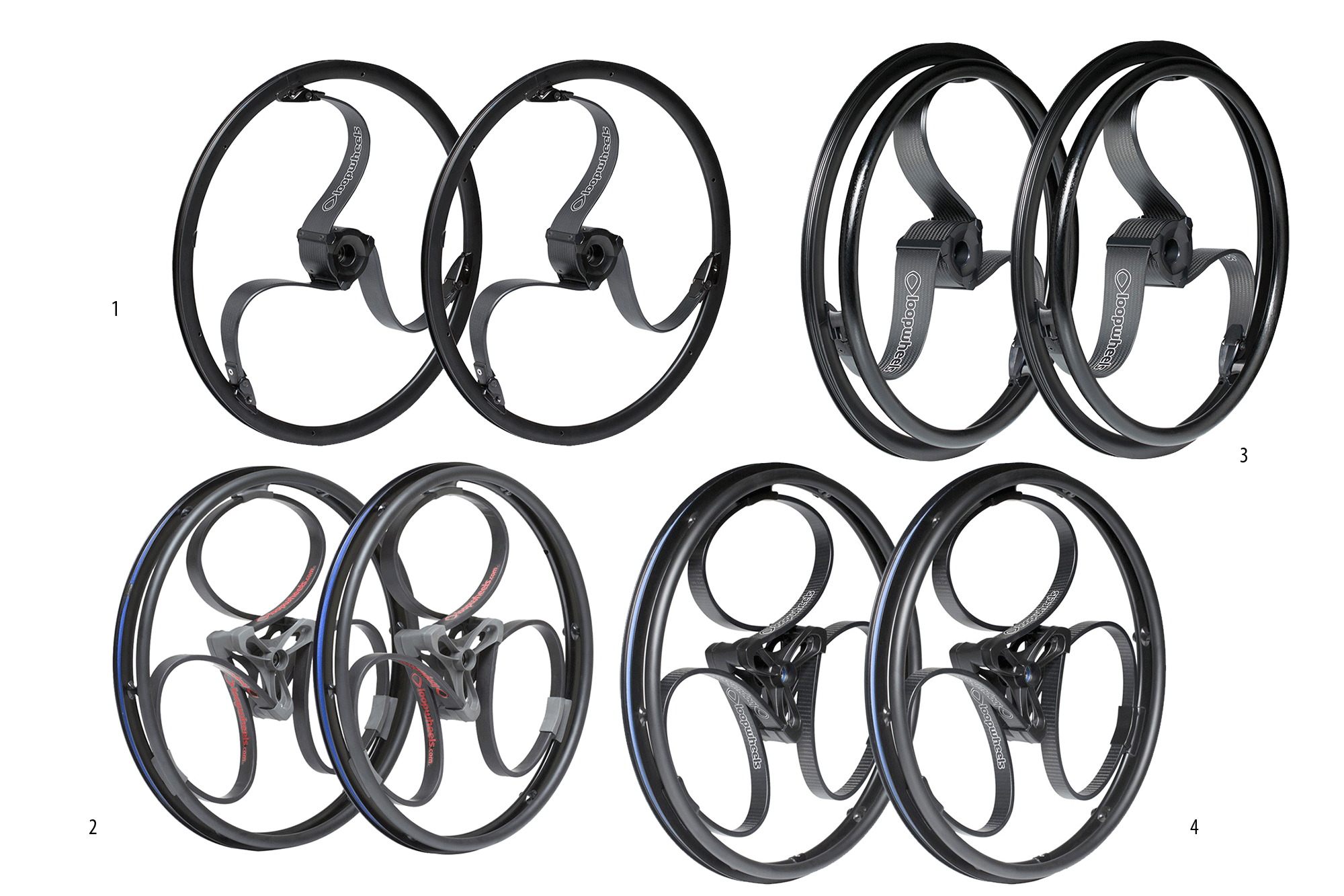 Loopwheels finnes i fire varianter